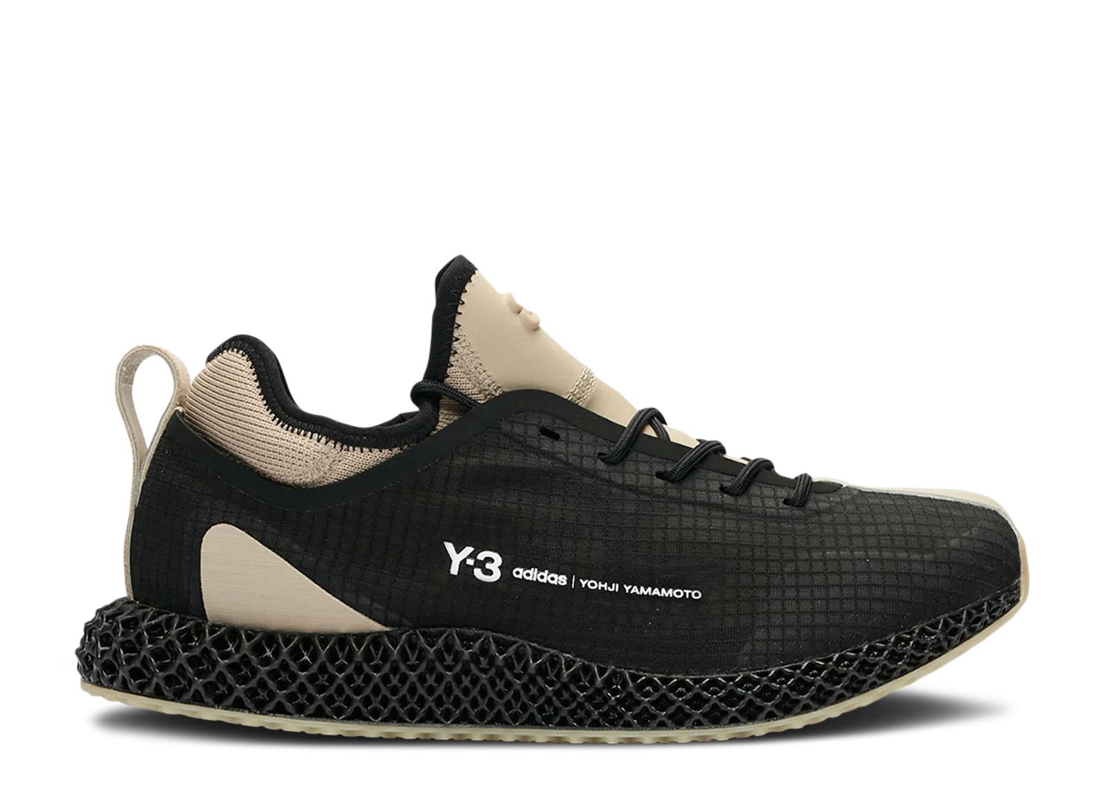Кроссовки adidas Y-3 Runner 4D 'Black Sesame', черный