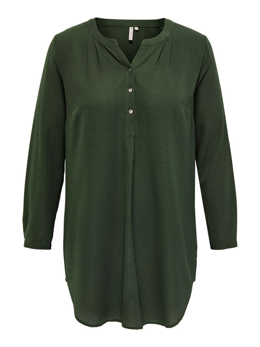 Блузка ONLY Carmakoma, темно-зеленый