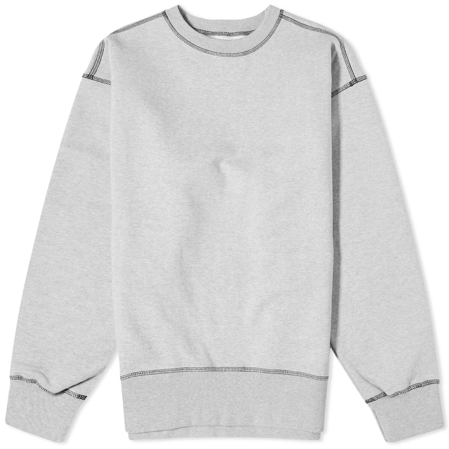 

Свитшот Merely Made Contrast Stitch, цвет Melange Grey