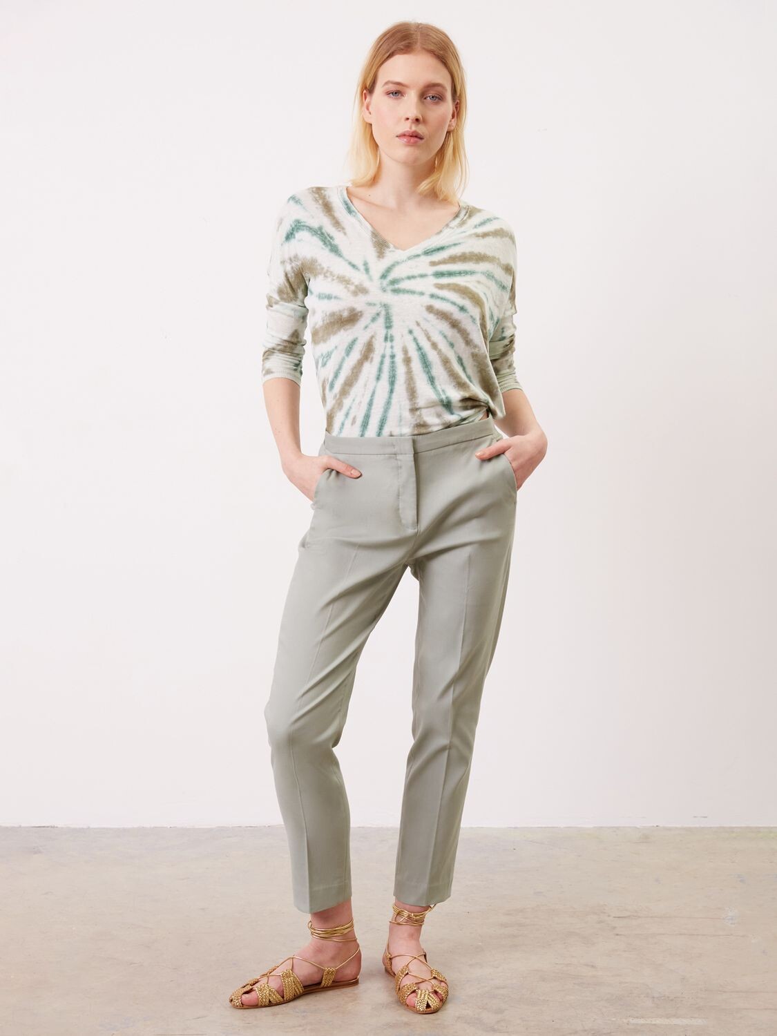 

Gerard Darel Elga Зауженные брюки, зеленые, Зеленый