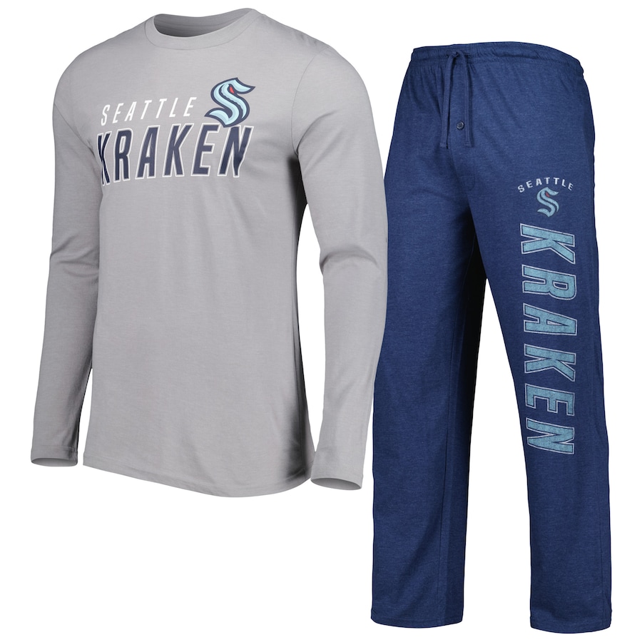 

Пижамный комплект Concepts Sport Seattle Kraken, синий