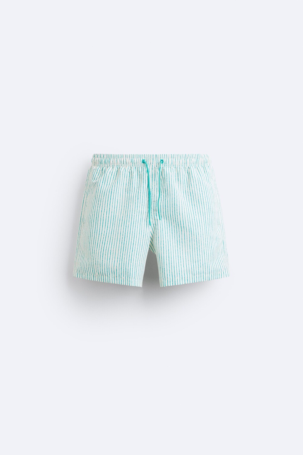 

Плавательные шорты с полосками Zara, экрю