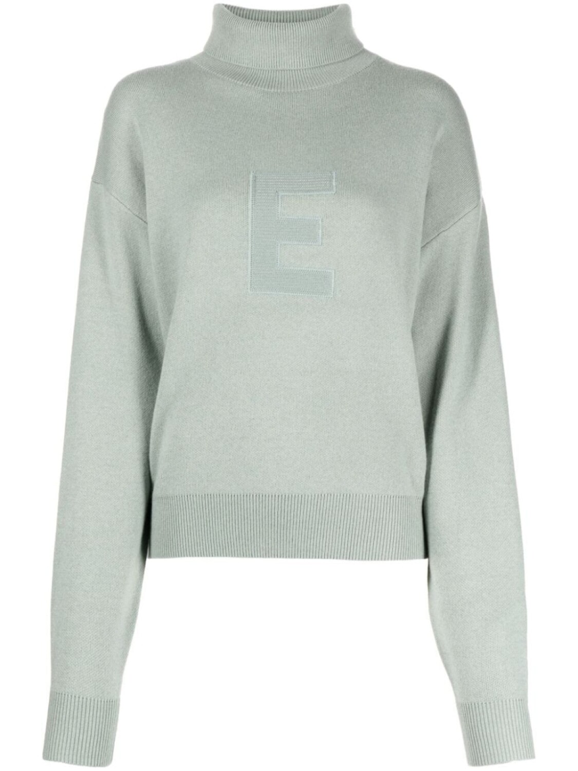 

FEAR OF GOD ESSENTIALS джемпер с высоким воротником и вышитым логотипом, зеленый