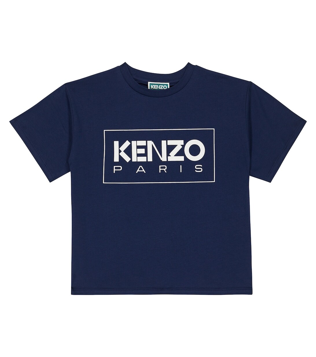 

Футболка из хлопкового джерси с принтом Kenzo, синий