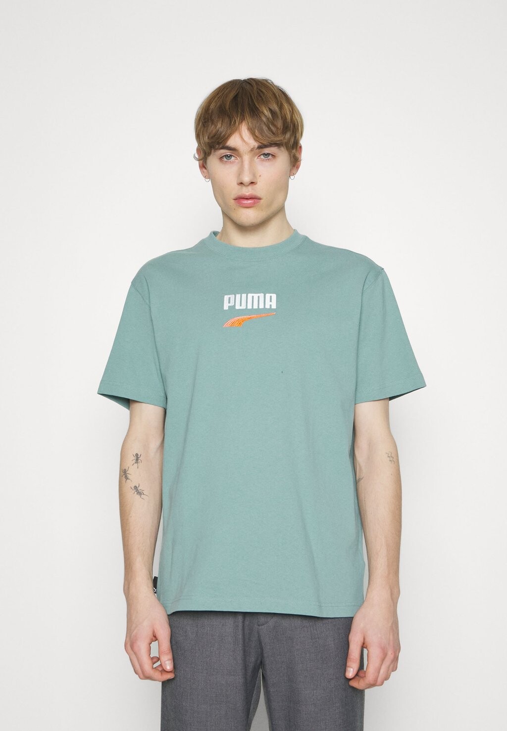 

Футболка с принтом Puma, светло-зеленый