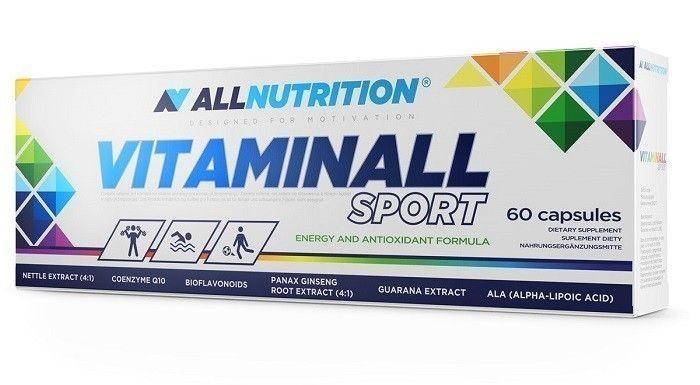 цена Allnutrition Vitaminall Sport витамины и минералы, 60 шт.