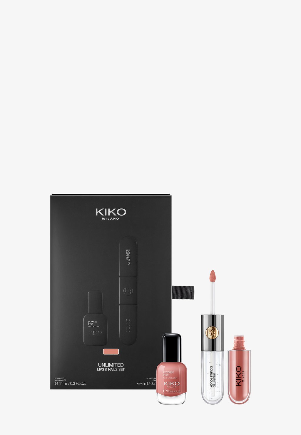 

Набор для макияжа Unlimited Lips & Nails Set KIKO Milano, цвет universal rose