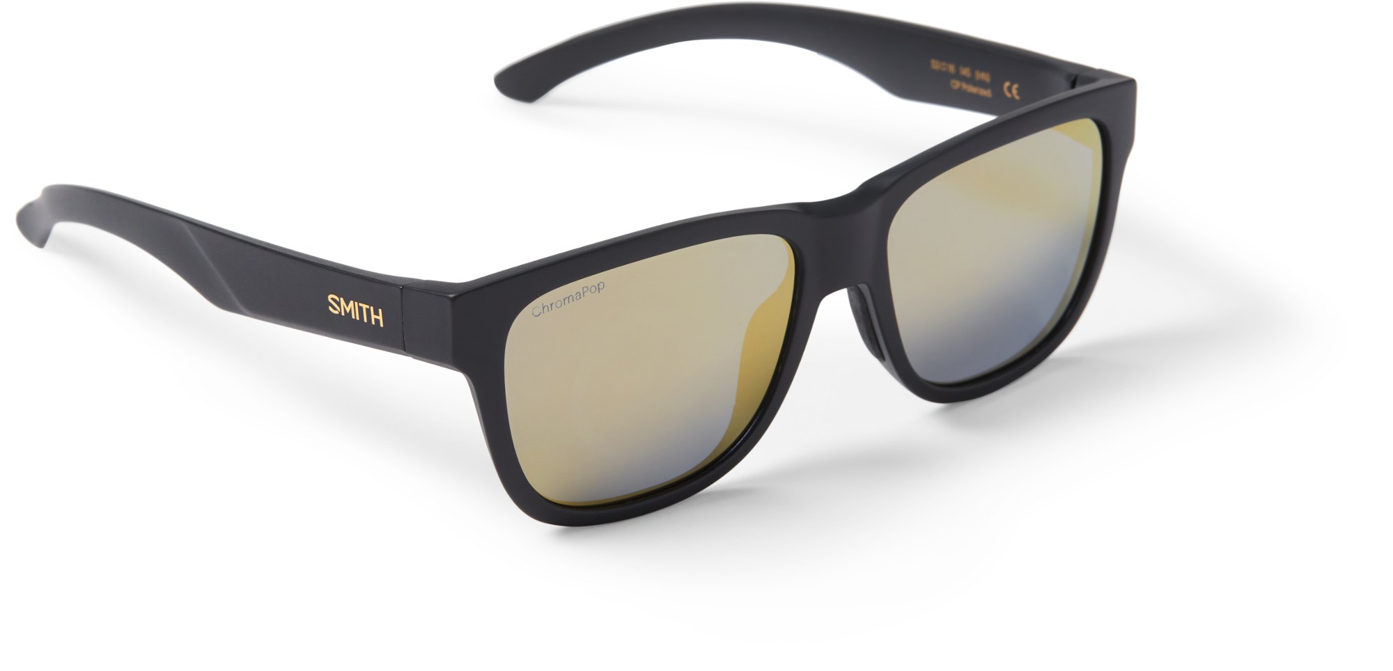 цена Поляризованные солнцезащитные очки Lowdown Slim 2 ChromaPop — женские Smith, черный