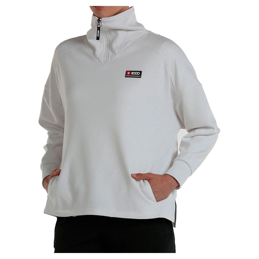 

Толстовка +8000 Nat Half Zip, белый