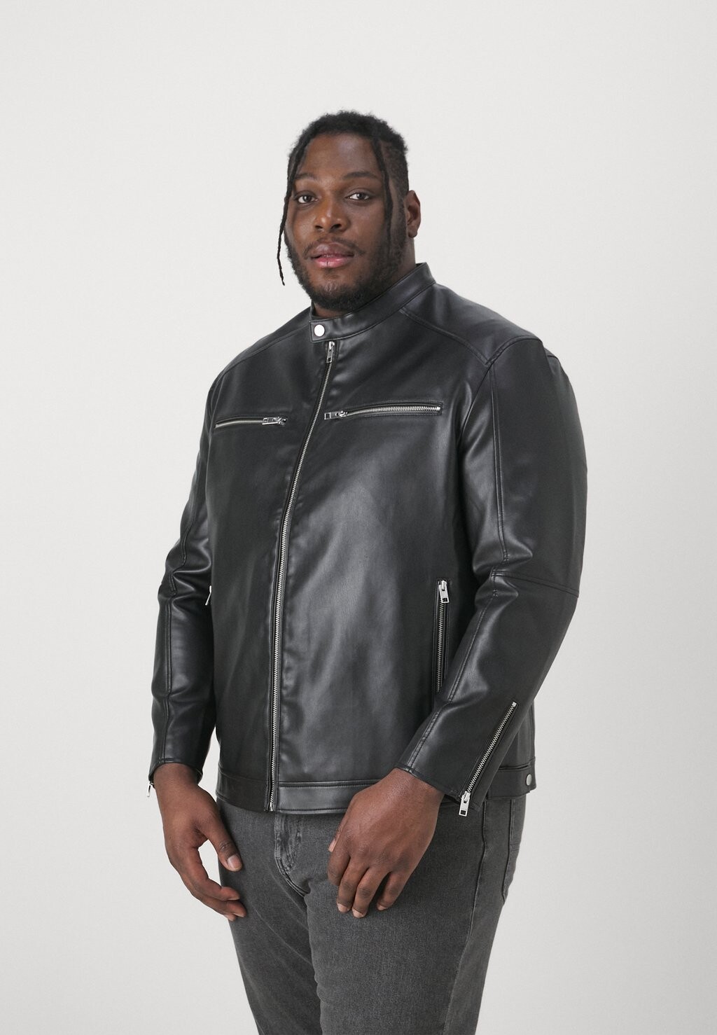 

Куртка из искусственной кожи Jcograin Jacket Jack & Jones, черный