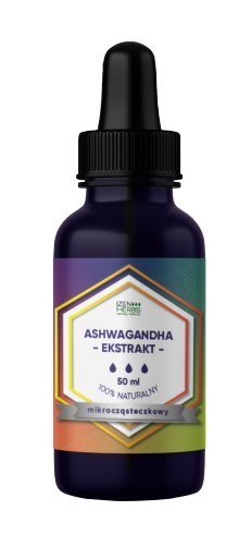 Organis Ashwagandha, экстракт микрочастиц, 50 мл, капли, Izen Herbs Organis Organis