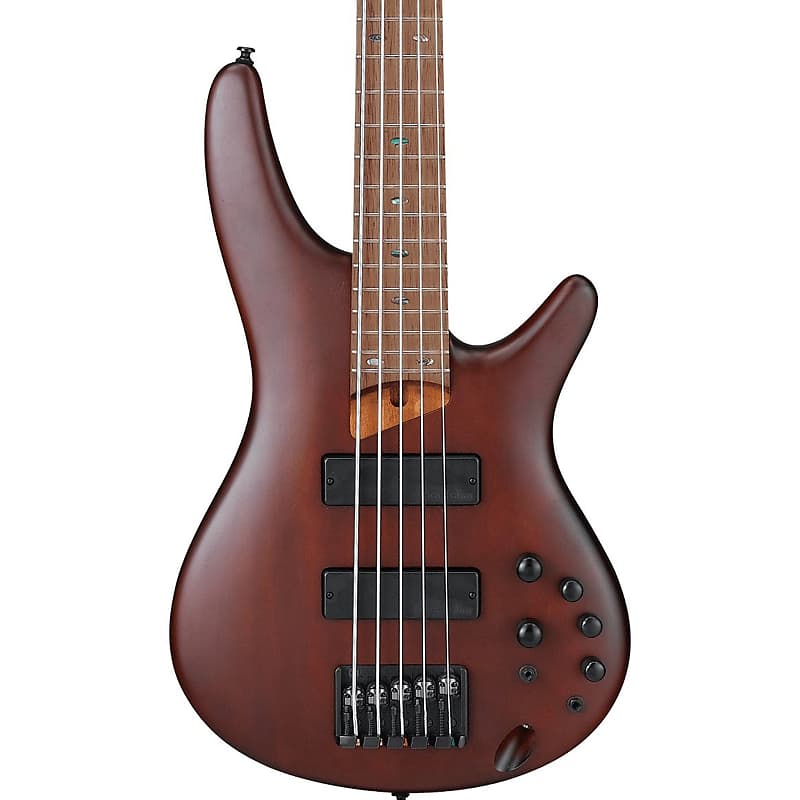 Басс гитара Ibanez SR505E 5-String Bass w/ Bartolini Pickups - Brown Mahogany