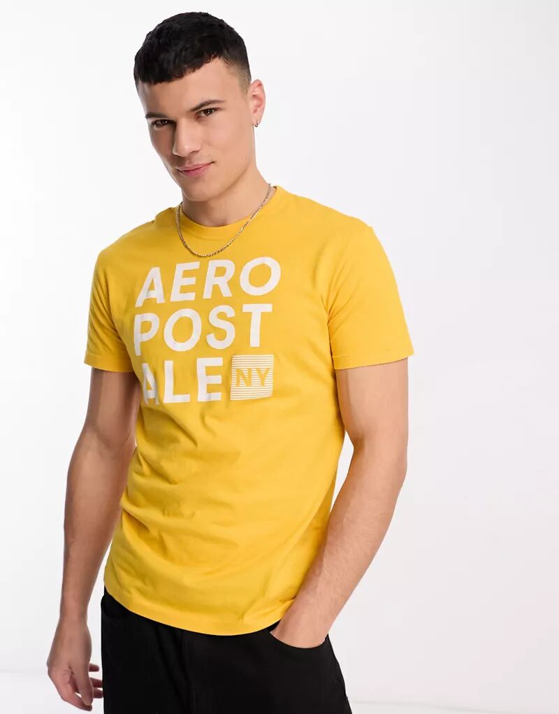 Желтая футболка Aeropostale