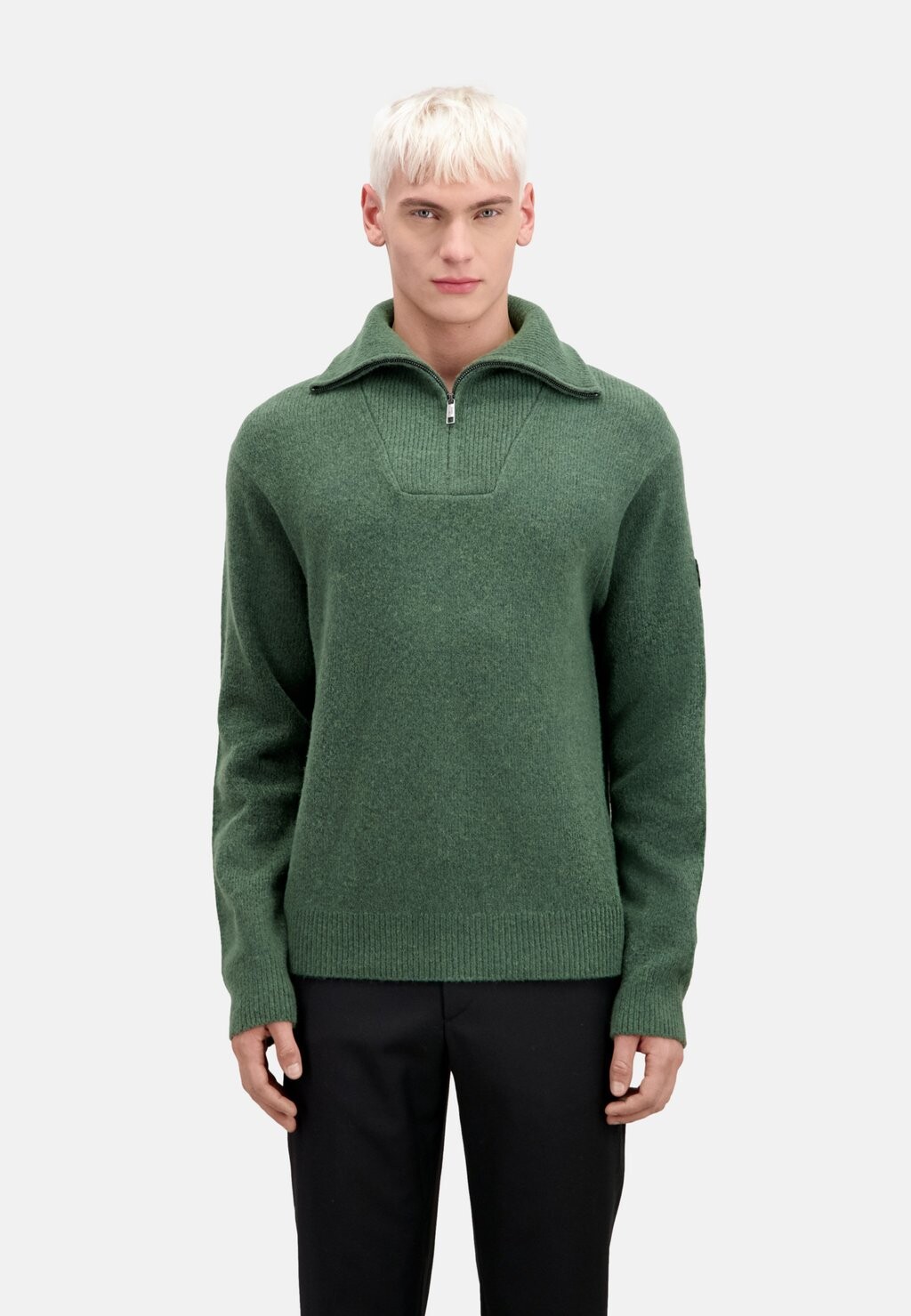 

Флисовый свитер The Kooples, цвет forest