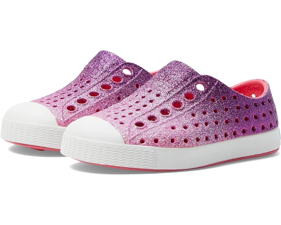 

Кроссовки Native Shoes Jefferson Bling, цвет Starfish Dazzle Bling/Shell White