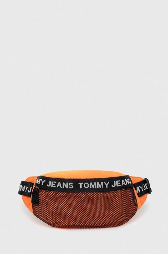 Мешочек Tommy Jeans, оранжевый сумка поясная из экокожи декорированная trussardi jeans