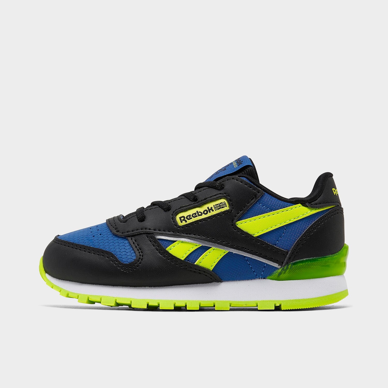 

Детские классические кожаные повседневные туфли Reebok Step N Flash для малышей, черный