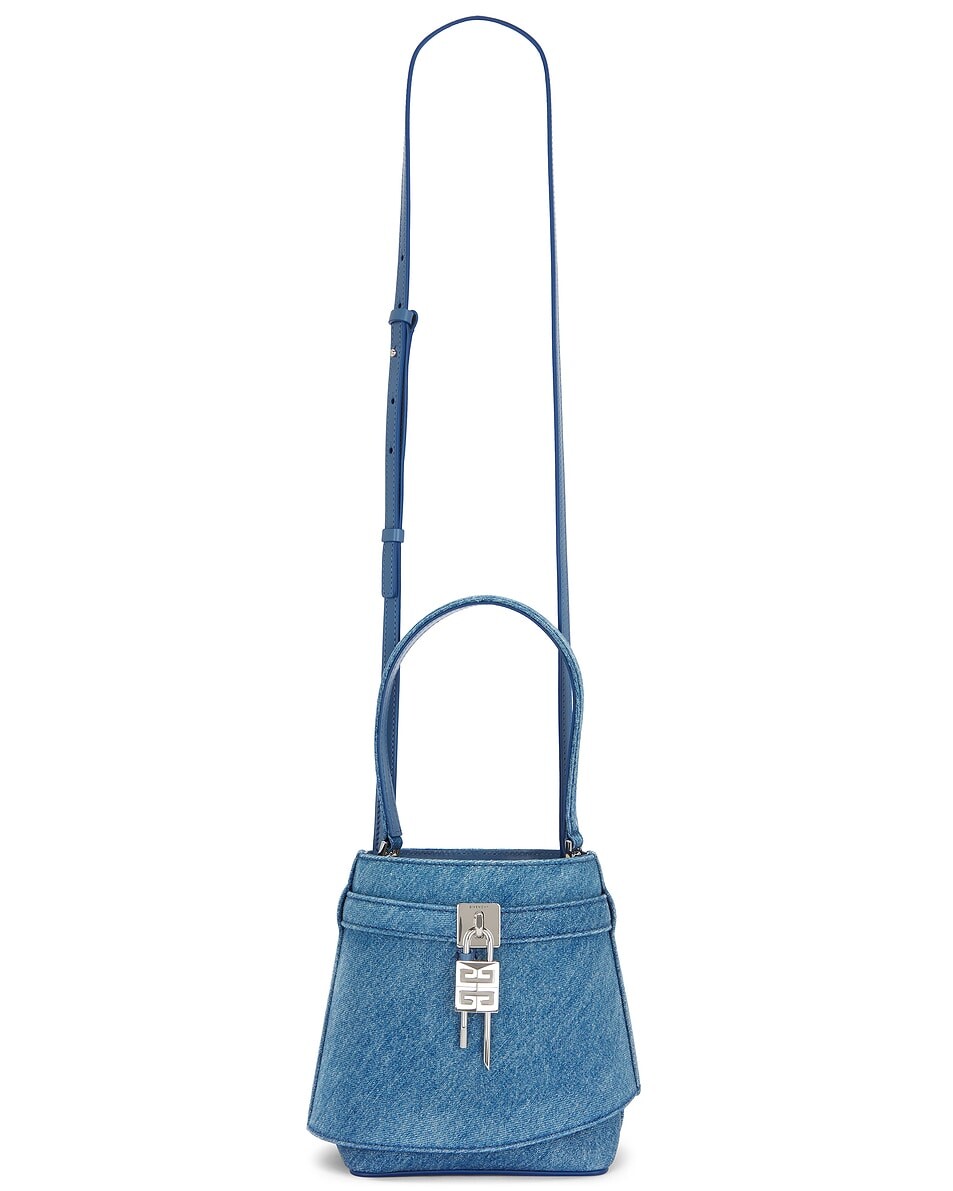 

Сумка-ведро с замком Shark Lock Givenchy, цвет Medium Blue