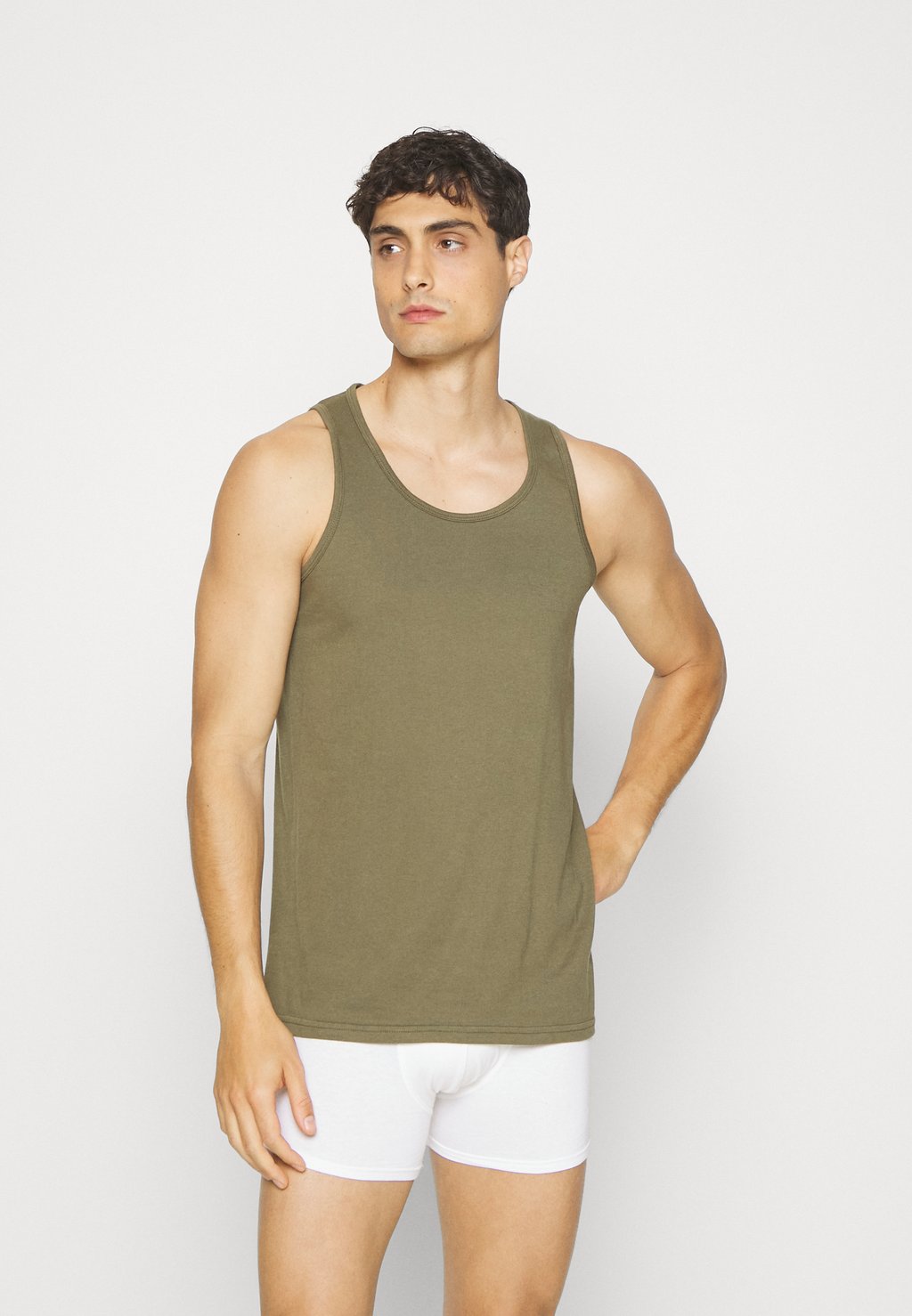 

Майка JACTANK 3 PACK Jack & Jones, темно-серый