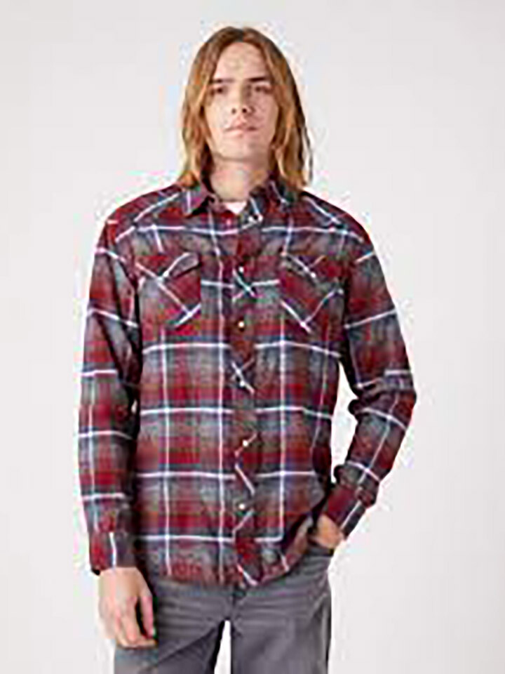 

Рубашка Wrangler Regular fit, красный
