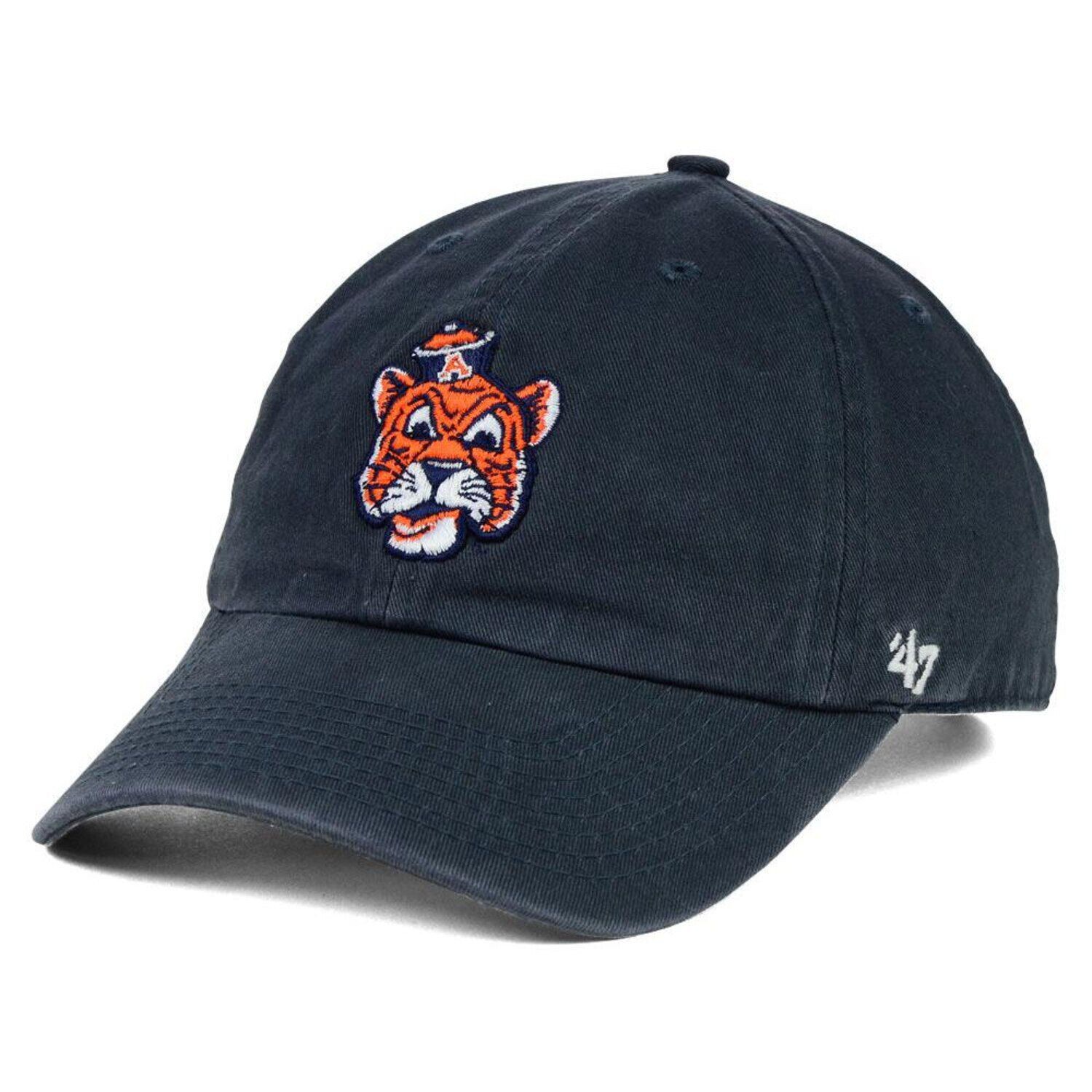 

Регулируемая шапка с логотипом Auburn Tigers '47 Throwback, темно-синий