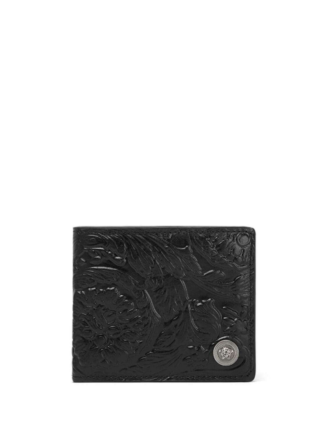 

Versace кошелек с тиснением Barocco, черный