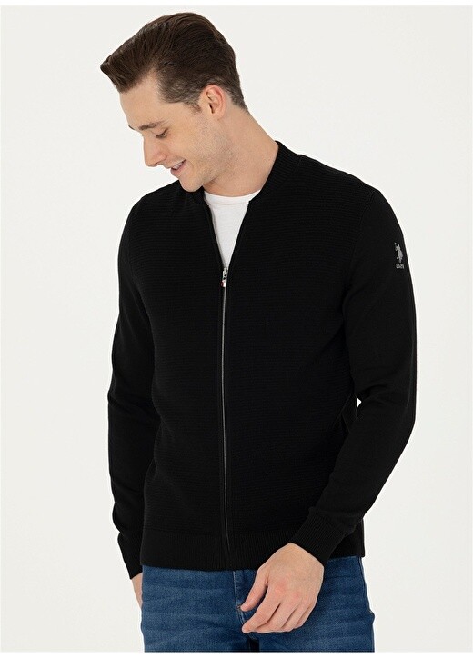 

Черный мужской кардиган U.S. Polo Assn.