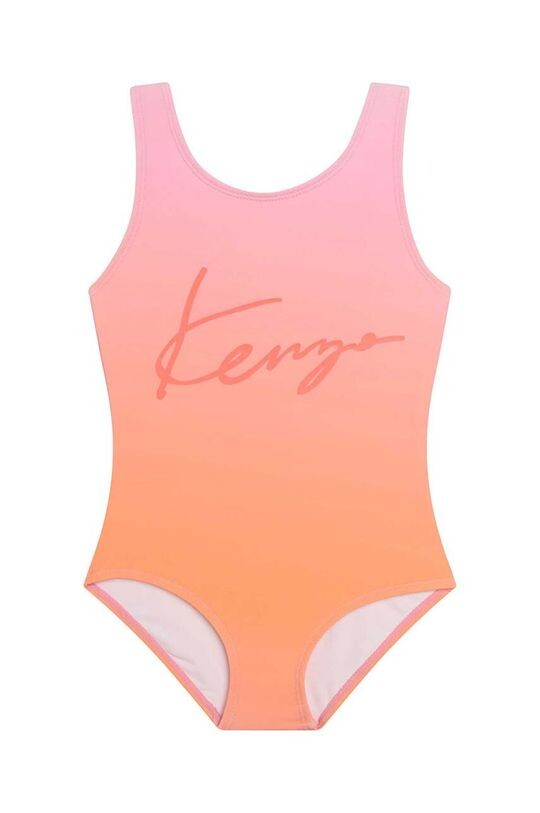 

Kenzo Kids сплошной детский купальник, оранжевый