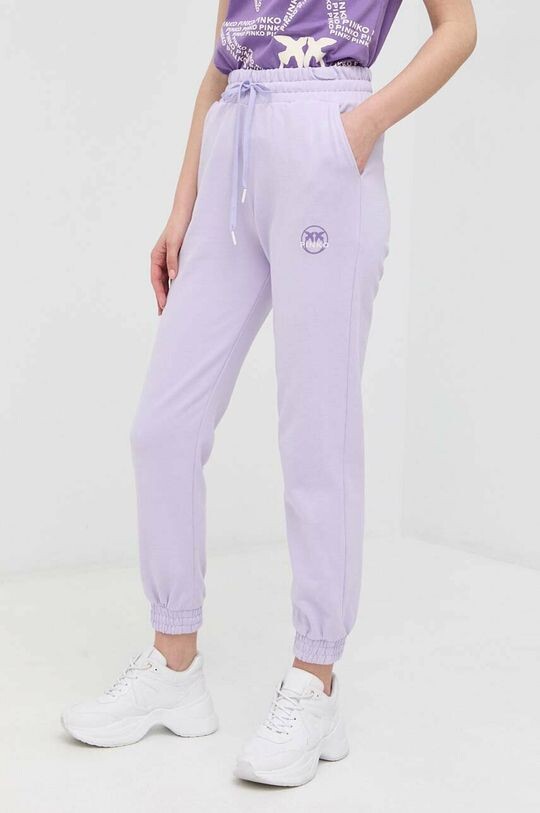 

Спортивные брюки из хлопка Pinko, фиолетовый