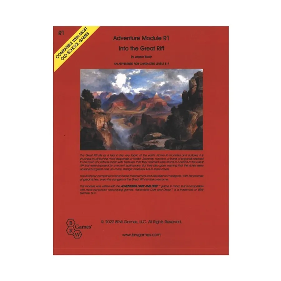 

Модуль Adventure Module R1 - Into the Great Rift, Adventures Dark and Deep
