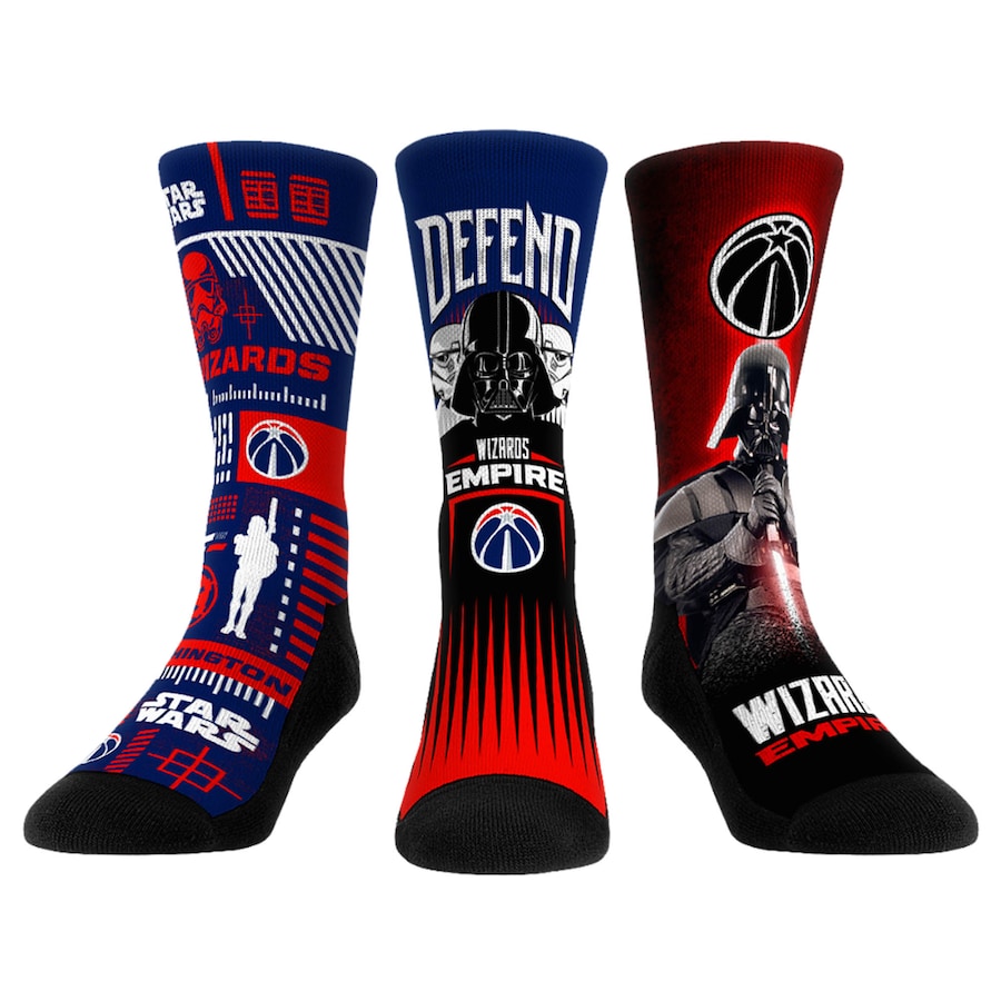 

Комплект носков Rock Em Socks Washington Wizards, черный