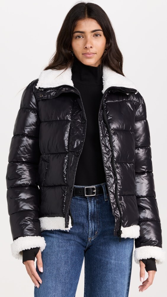 

Куртка Avec Les Filles Puffer, черный