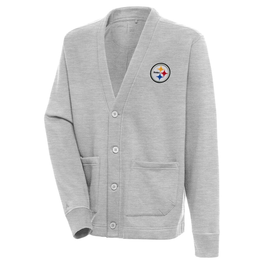 

Кардиган Antigua Pittsburgh Steelers, серый