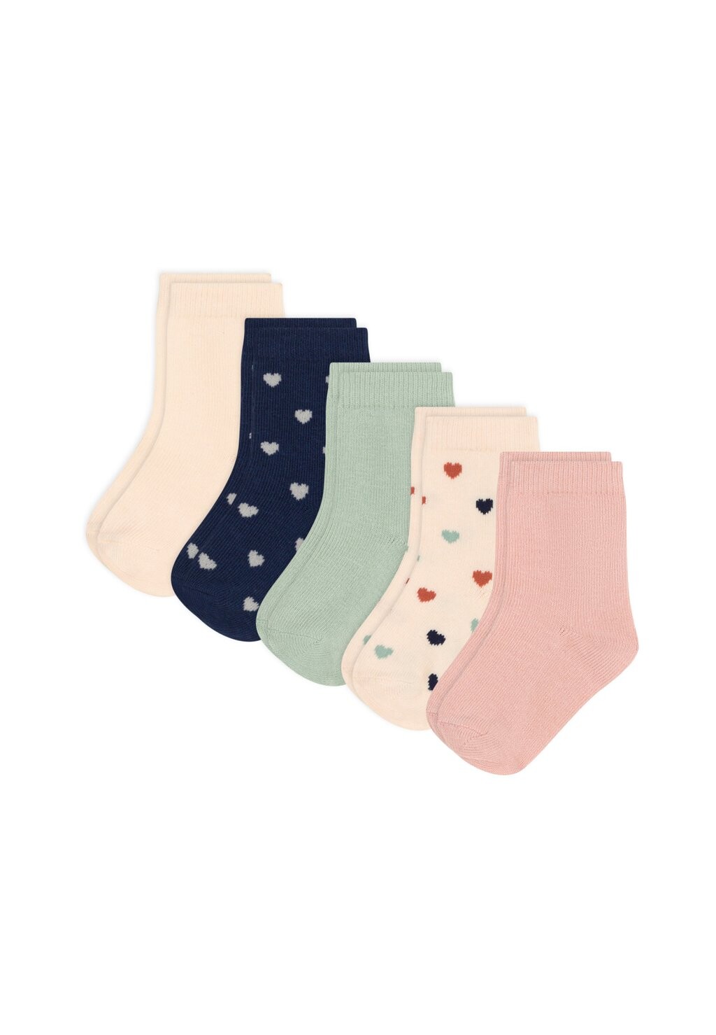 

Носки 5 PAAR MIT HERZMOTIV Petit Bateau, цвет multicolor/ecru