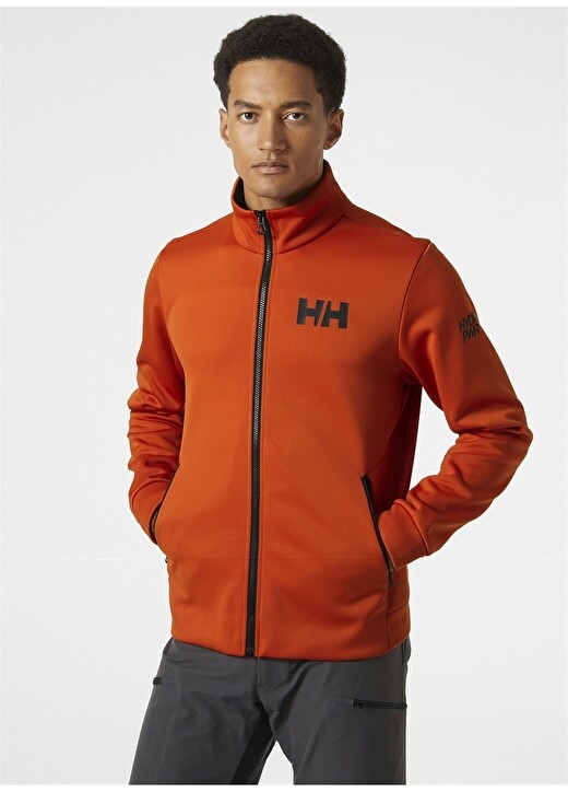 

Оранжевый мужской флисовый свитшот Helly Hansen