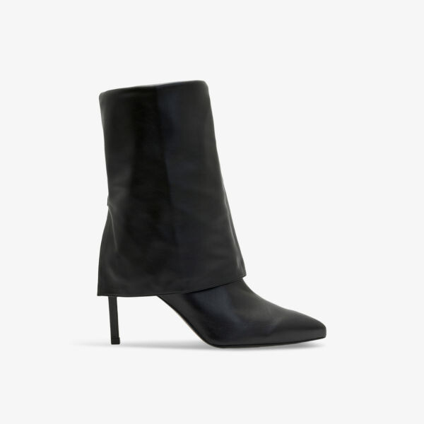 

Остроносые кожаные ботинки Odyssey Allsaints, черный