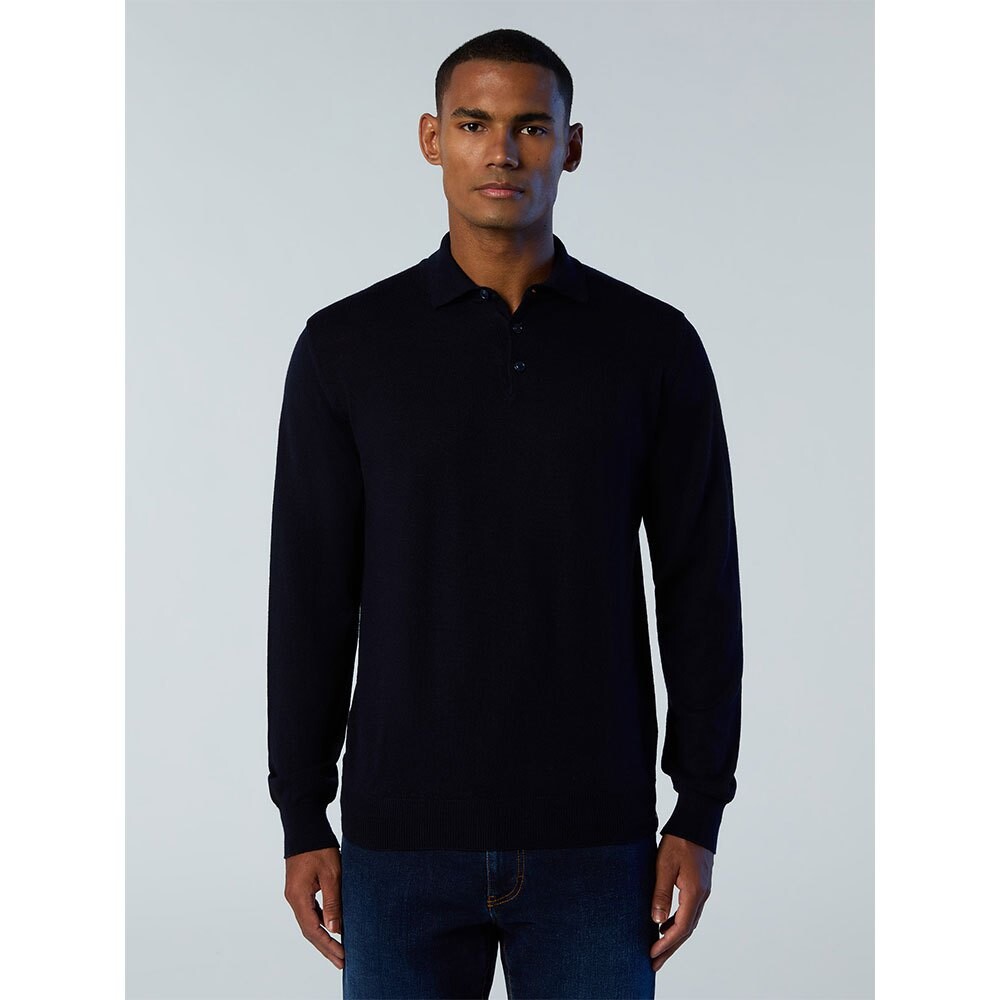 

Поло North Sails 12GG Knitwear Long, синий