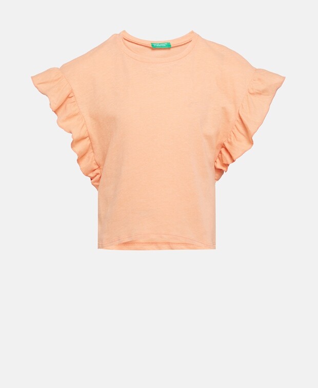 

Футболка United Colors of Benetton, розовый
