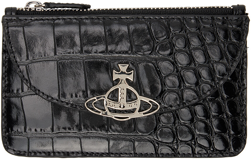 

Черный визитница в форме полумесяца Vivienne Westwood