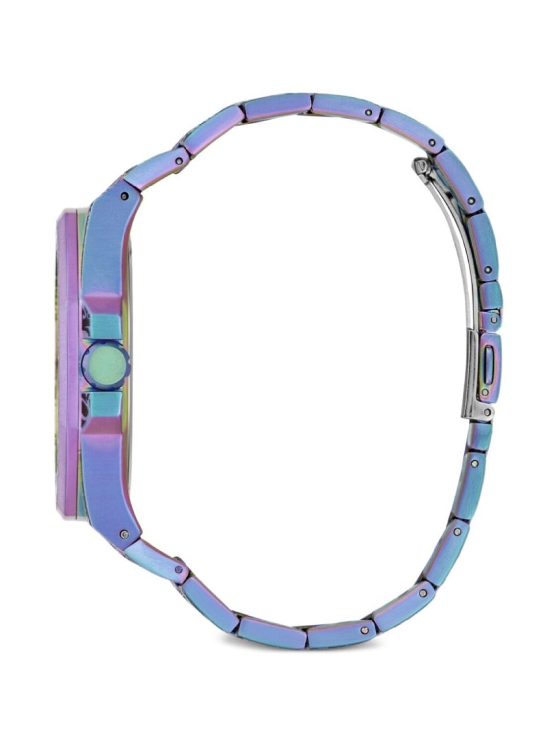 

GUESS USA наручные часы Iridescent из переработанной стали 46 мм, черный