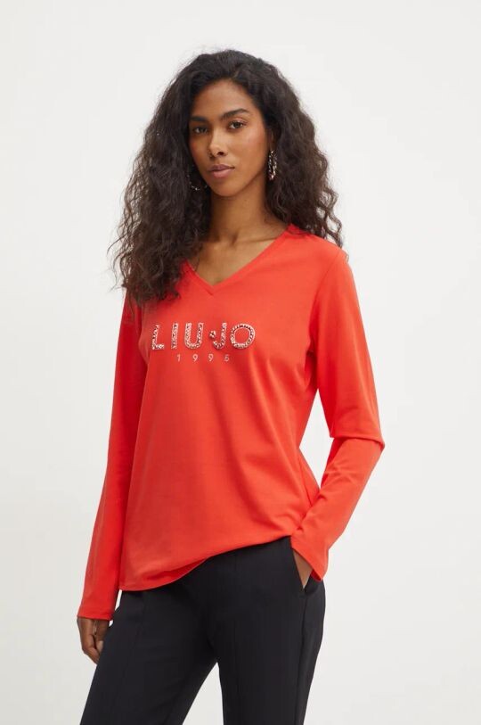 

Лонгслив Liu Jo, красный