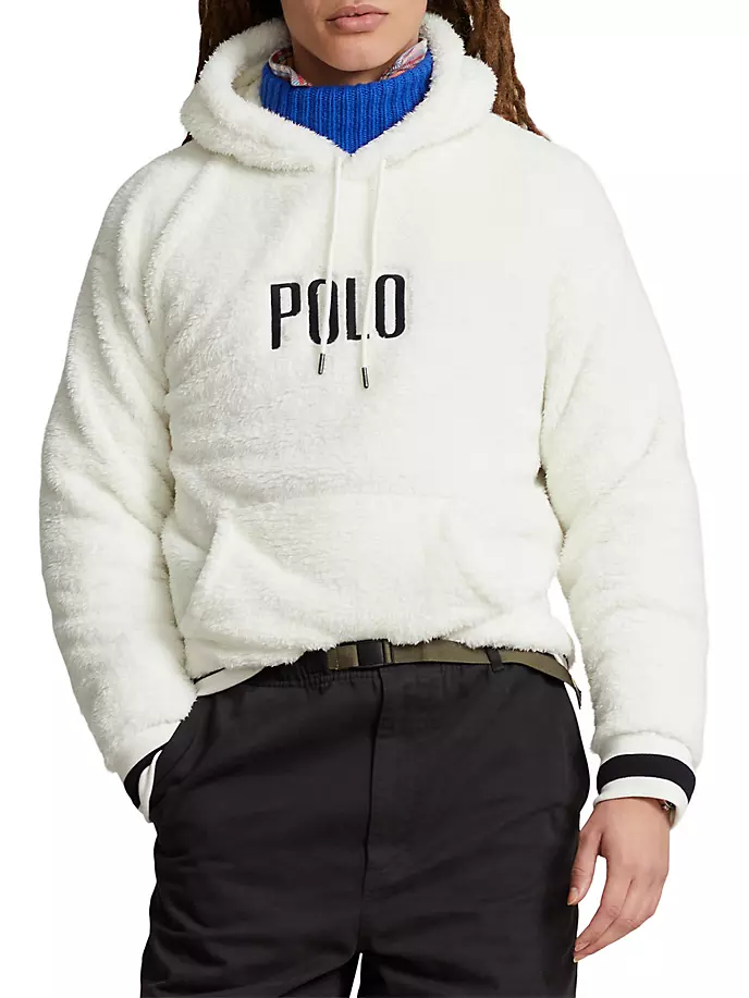 

Флисовая толстовка с логотипом Polo Ralph Lauren, цвет clubhouse cream