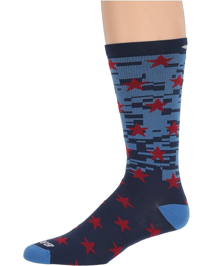 

Носки Brooks Stars & Stripes Crew, цвет Stars/Stripes