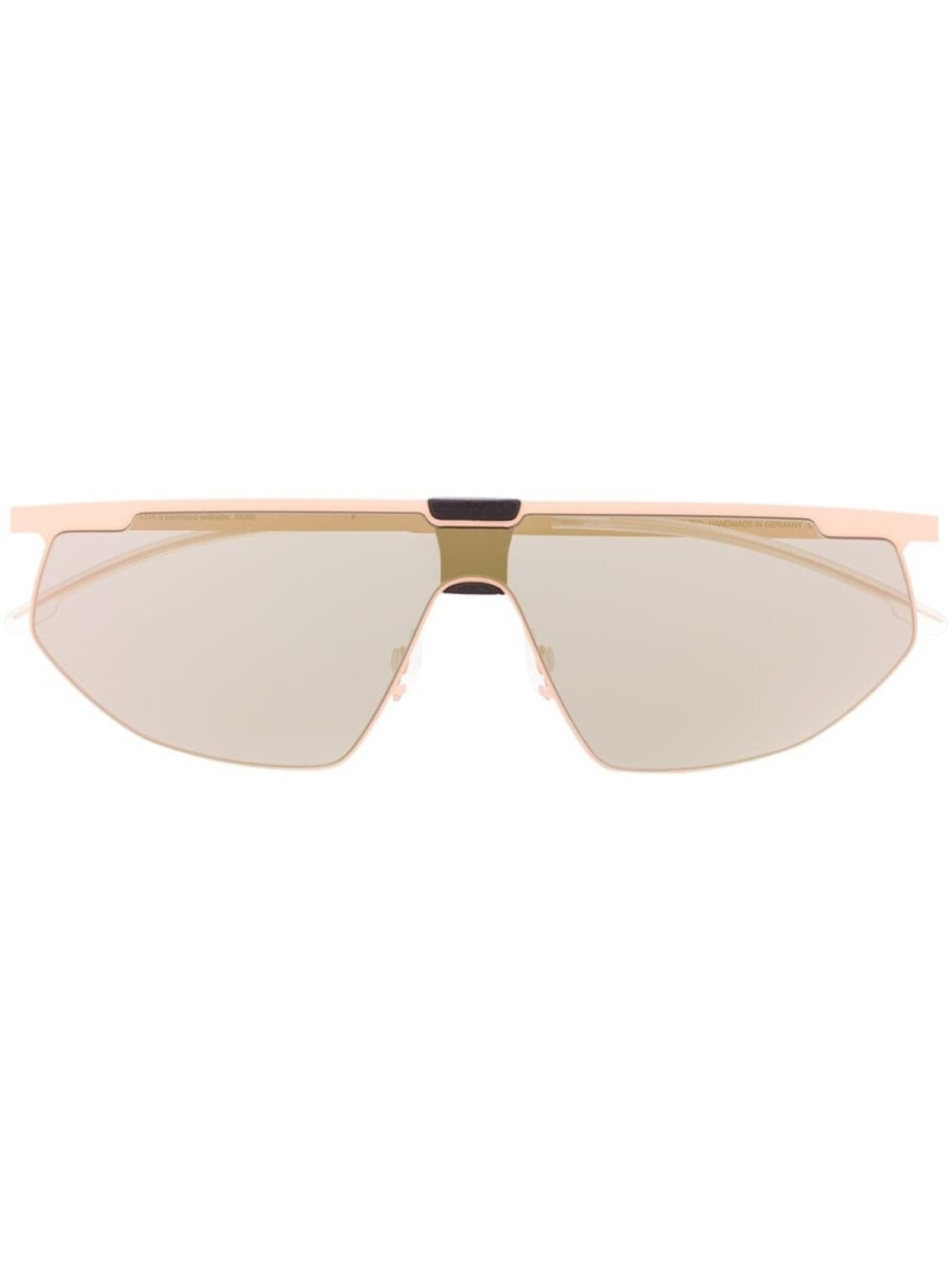 

Mykita массивные солнцезащитные очки с затемненными линзами, розовый