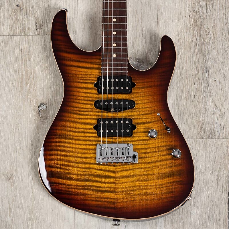 

Электрогитара Suhr Modern Plus HSH Guitar, Pau Ferro Fretboard, Roasted Maple, Bengal Burst