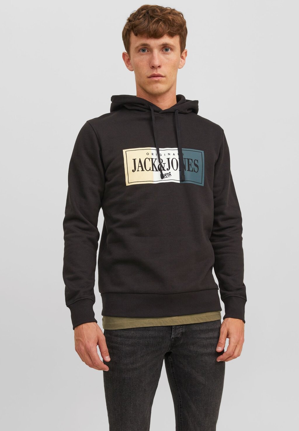 

Толстовка JORARTHUR SN Jack & Jones, черный
