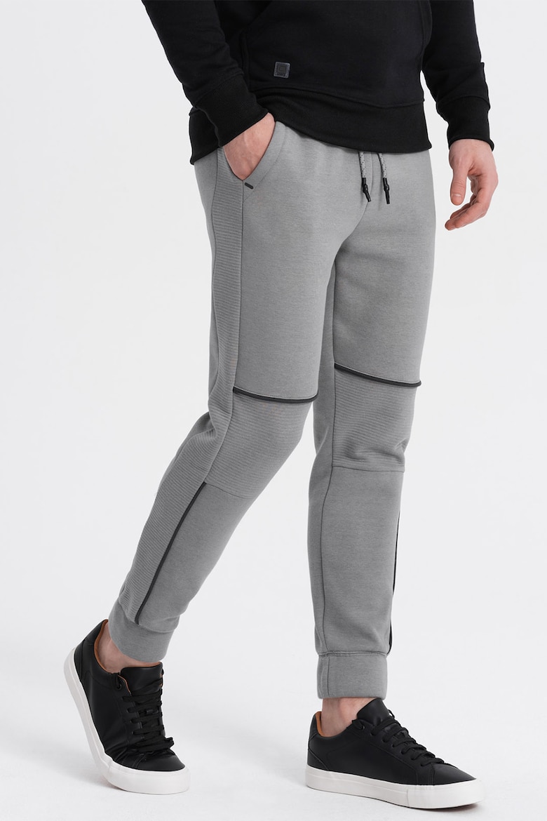 Спортивные брюки с контрастами Ombre, серый спортивные брюки с выделенными швами ombre серый