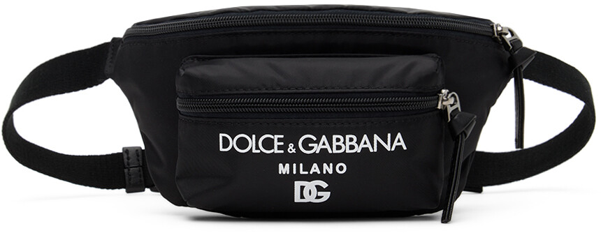 

Детская нейлоновая поясная сумка с принтом Milano Dolce&Gabbana
