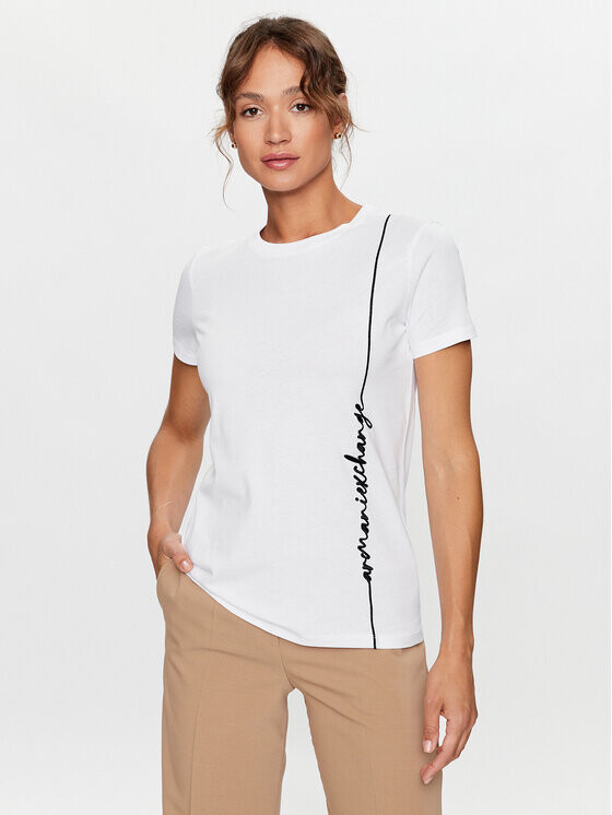 

Футболка стандартного кроя Armani Exchange, белый