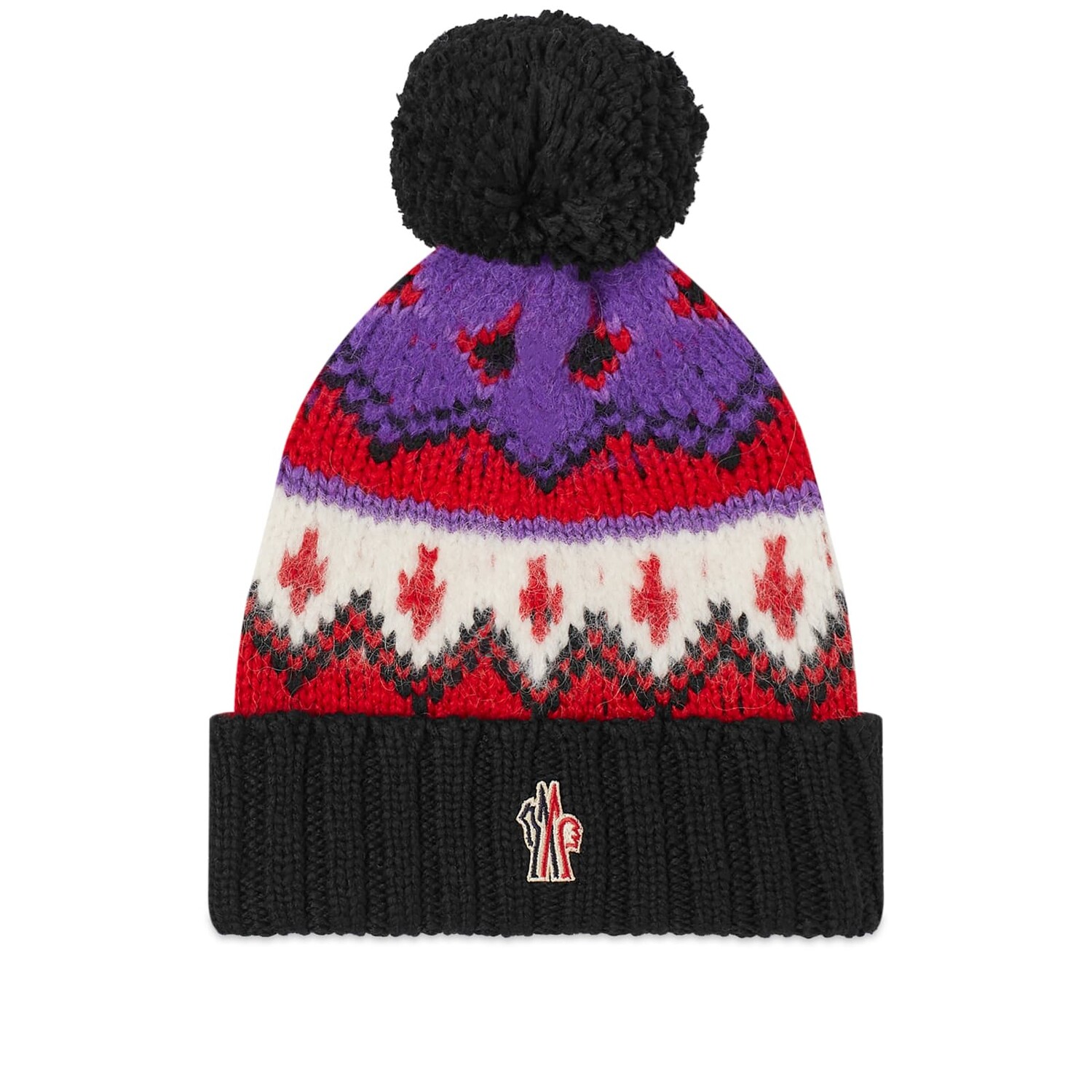 

Шапка бини Moncler Grenoble Fairisle, мульти